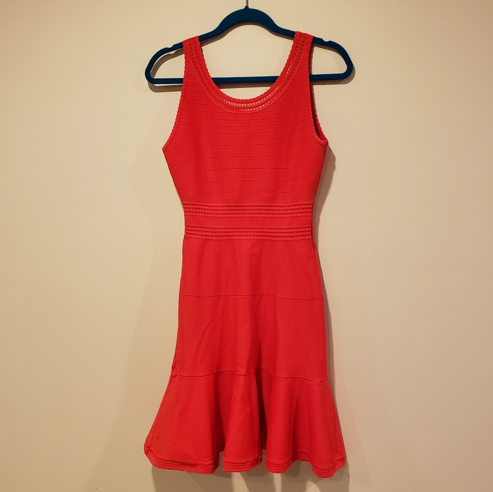 Diane Von Furstenburg Red Dress size small